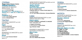 PROGRAMMA MAGGIOFEST XXXII edizione 2024 - Spazio Tre