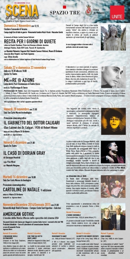 Scena d'Autunno XX EDIZIONE 2014 - Spazio Tre