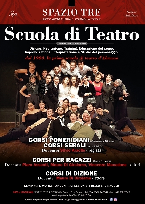 Spazio Tre alza il sipario martedì 3 Ottobre - Spazio Tre